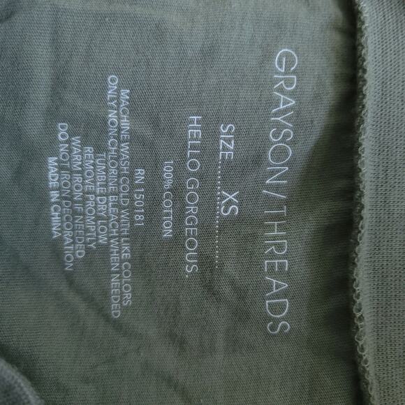 NEW Grayson Threads Tee Shirt T-Shirt Hope. Unity. Love. Size XS 100% Cotton - Picture 6 of 6